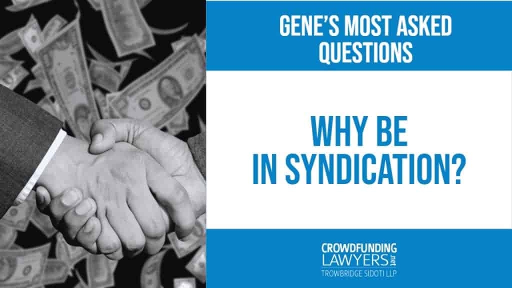 Recipe for Syndication Success