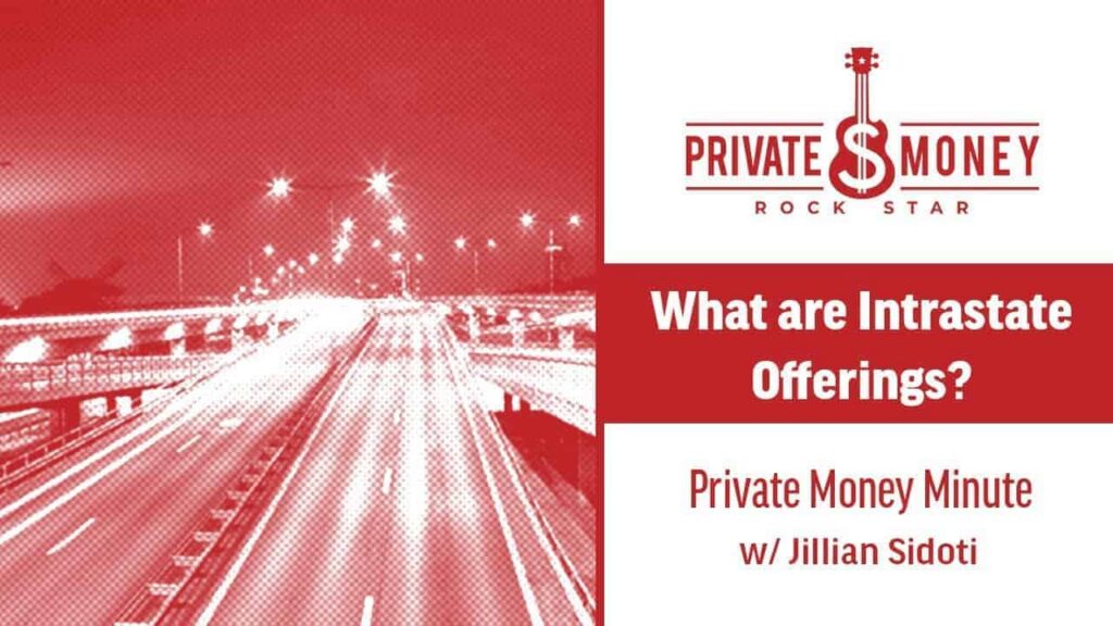 Intrastate Offerings