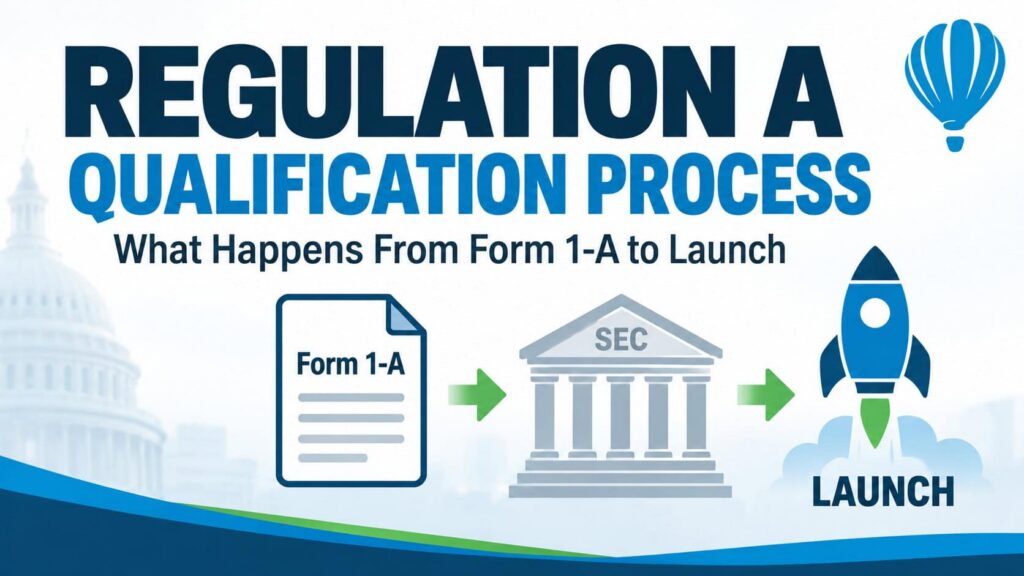 Regulation A Form 1-A SEC qualification process from filing to launch